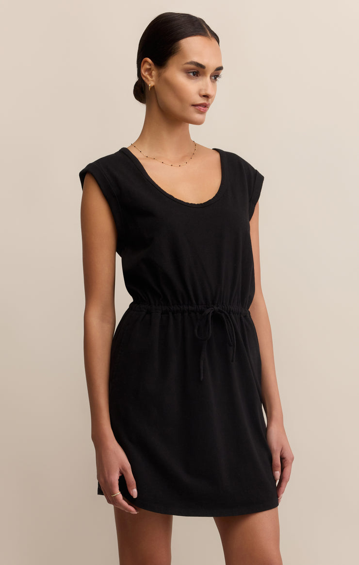 Dresses Dayshift Cotton Mini Dress True Black