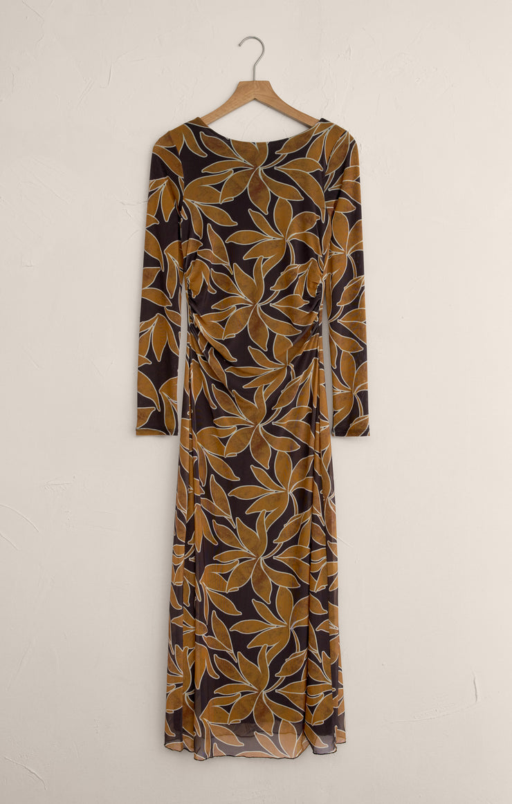 Dresses Spellbound Mesh Floral Maxi Dress Coconut