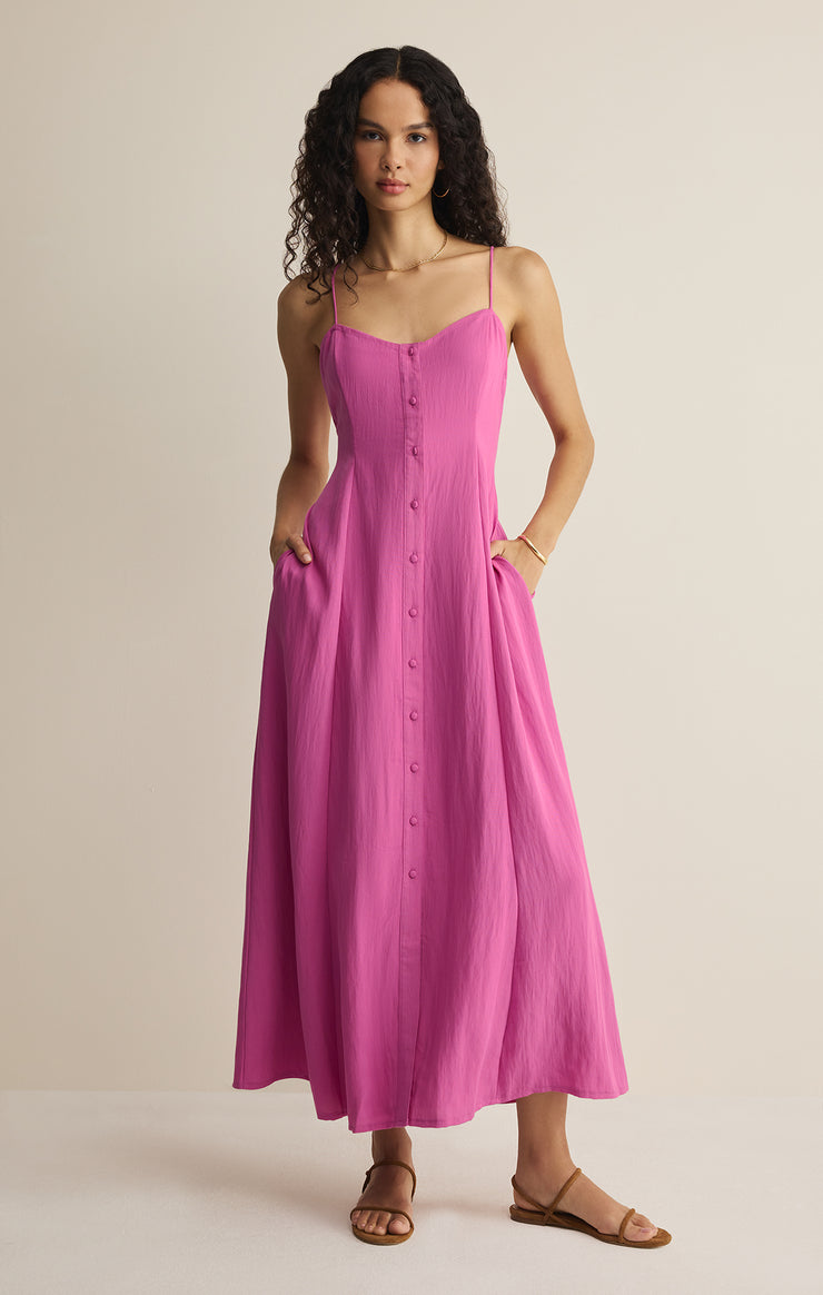 Dresses Angel Eyes Midi Dress Berry Blush