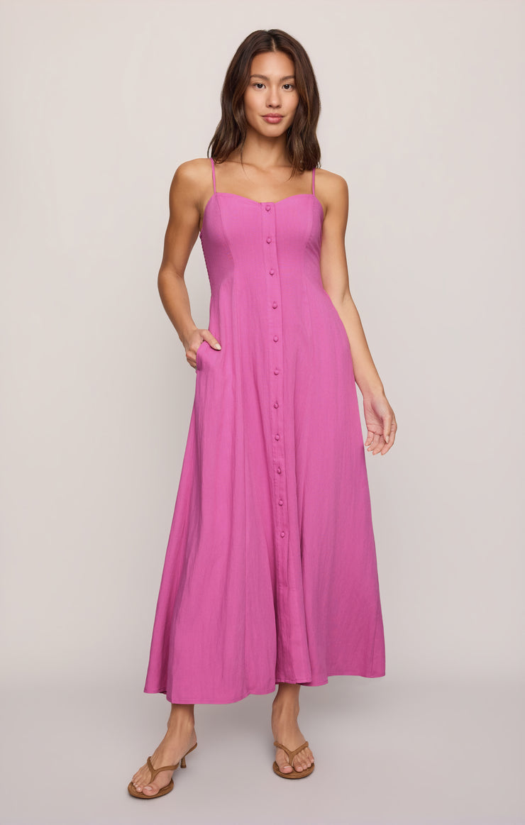 Dresses Angel Eyes Midi Dress Berry Blush