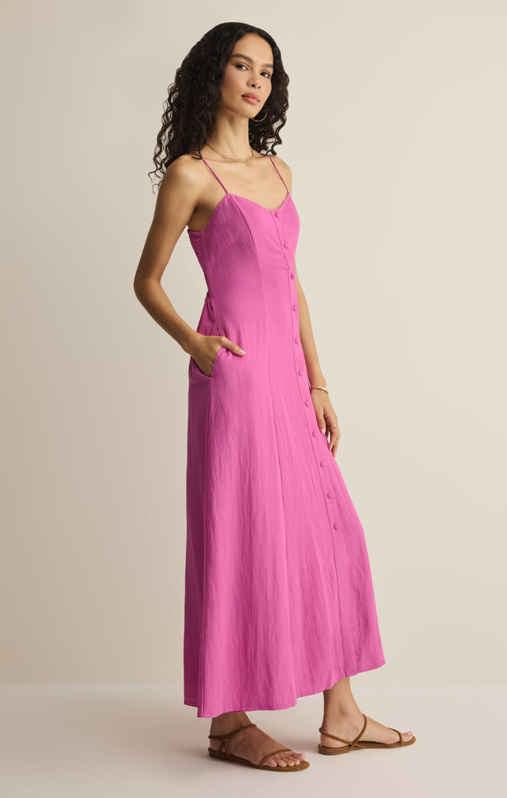 Dresses Angel Eyes Midi Dress Berry Blush