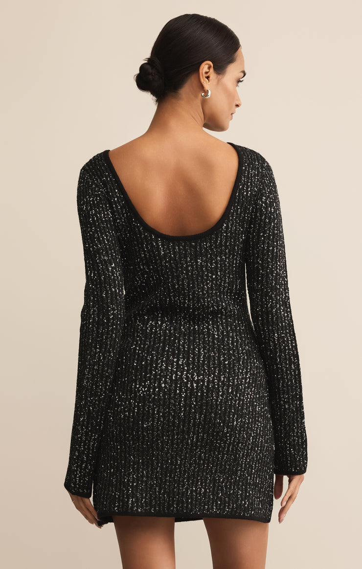 Dresses La Marca Sequin Mini Dress Black