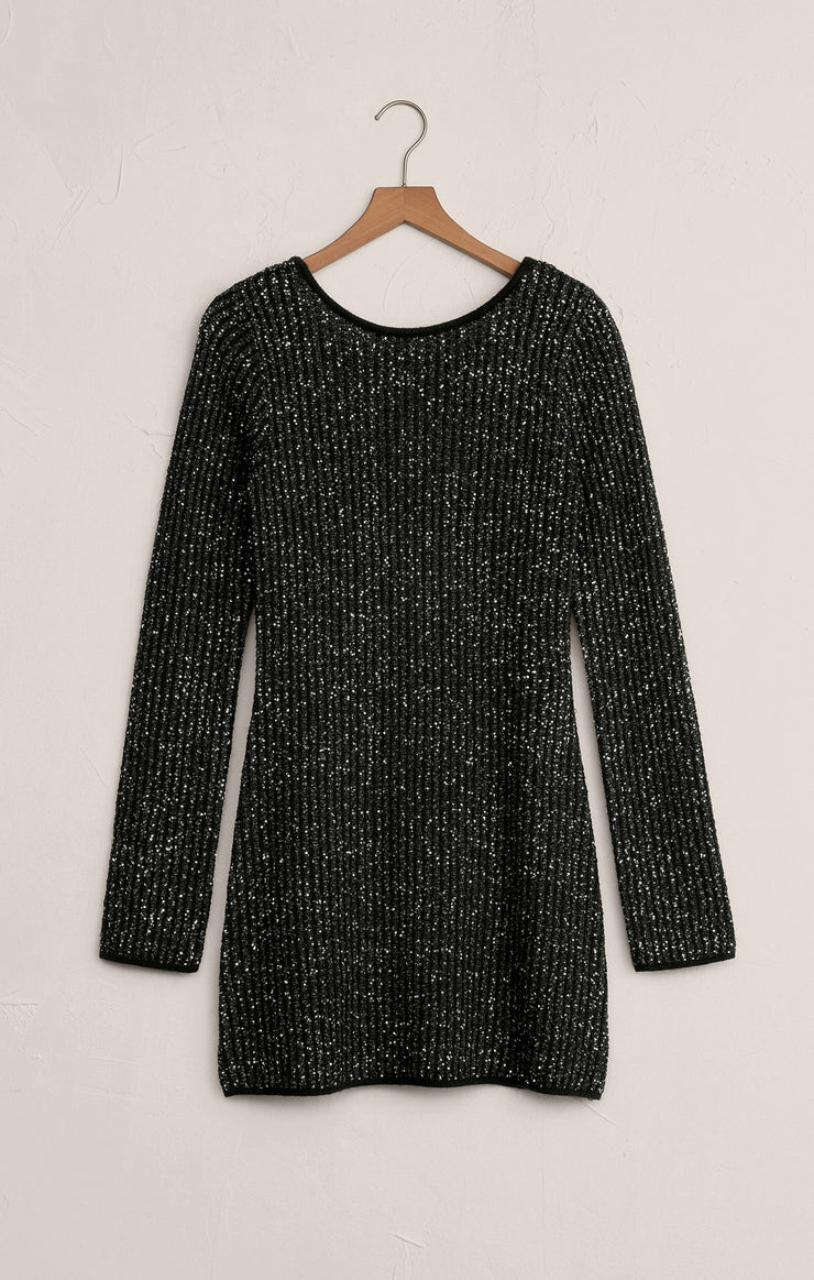 Dresses La Marca Sequin Mini Dress Black