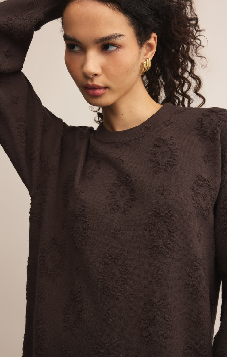 Dresses Amina Jacquard Sweater Dress Amina Jacquard Sweater Dress