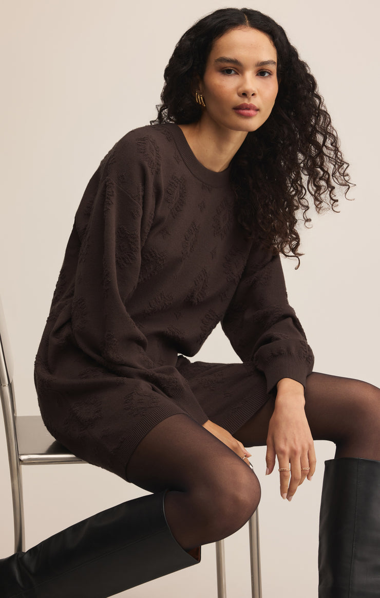 Dresses Amina Jacquard Sweater Dress Amina Jacquard Sweater Dress