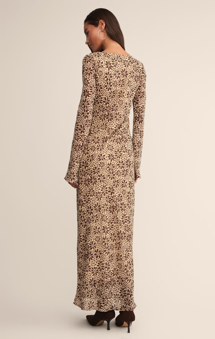 Dresses Campbell Floral Maxi Dress Chocolate Cherry