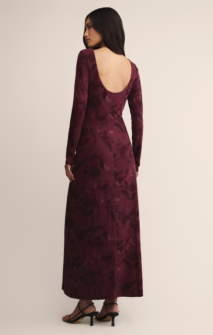 Bed Of Roses Floral Midi Dress