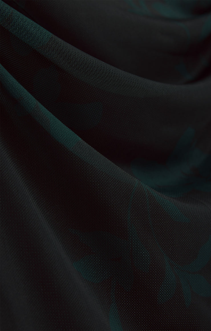 Dresses Spellbound Mesh Floral Midi Dress Garland Green