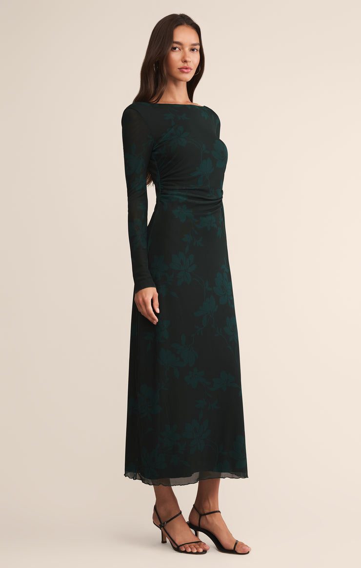 Dresses Spellbound Mesh Floral Midi Dress Spellbound Mesh Floral Midi Dress