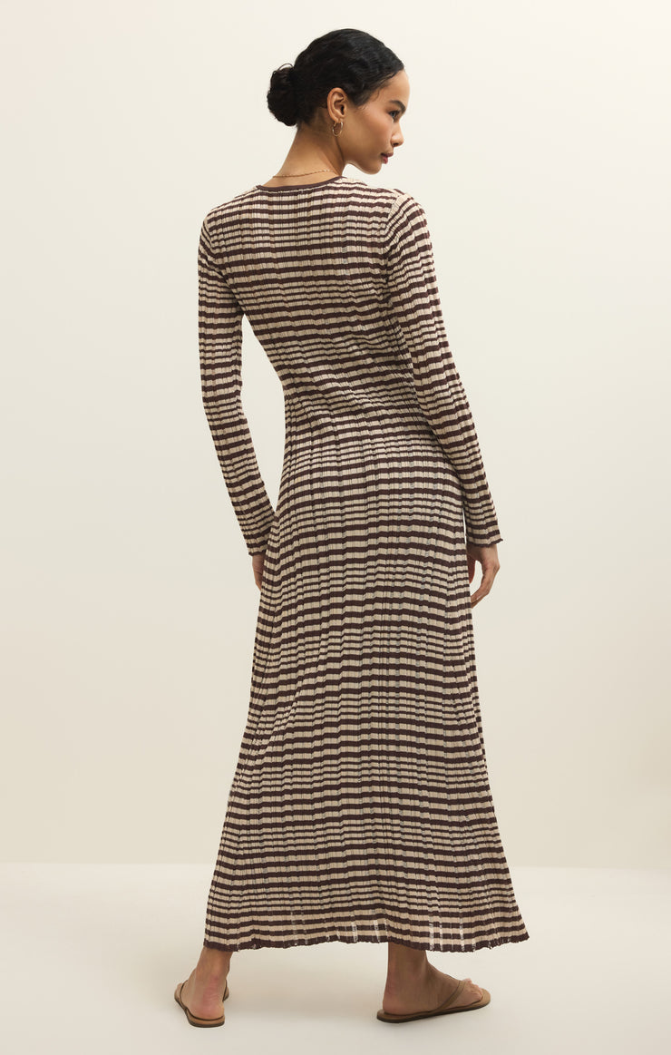 Dresses Rosetta Striped Rib Midi Dress Rosetta Striped Rib Midi Dress