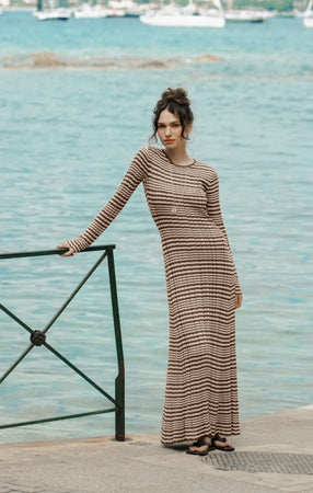 Rosetta Striped Rib Midi Dress – Z SUPPLY