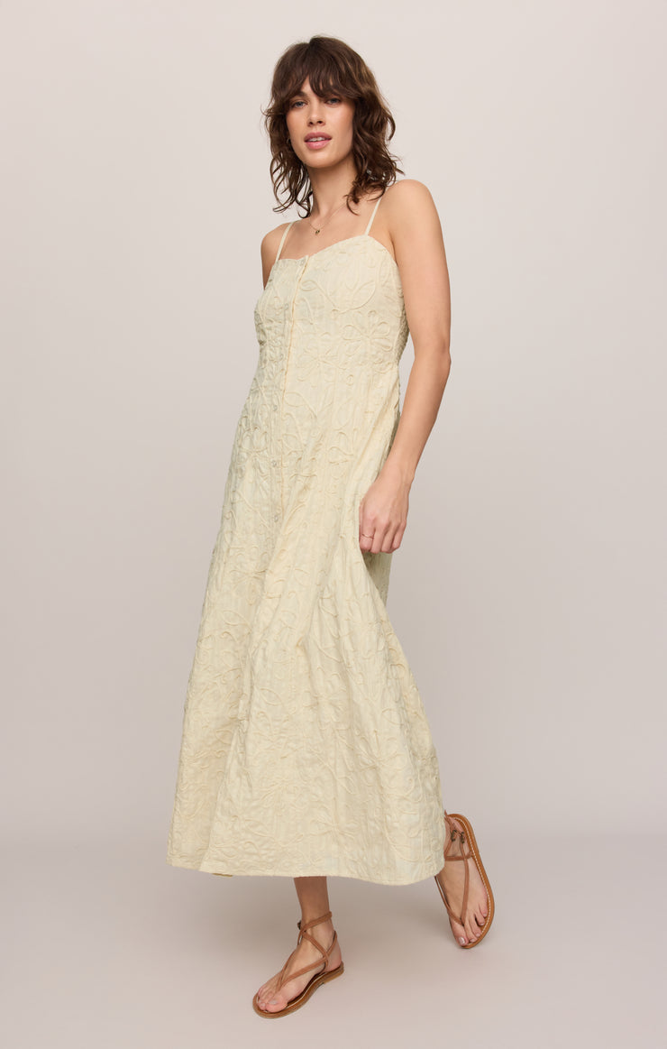 sachin and babi light blue dress Embroidered Midi Dress main image 0