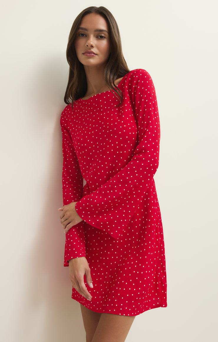 Dresses Campbell Dot Crepe Mini Dress Campbell Dot Crepe Mini Dress