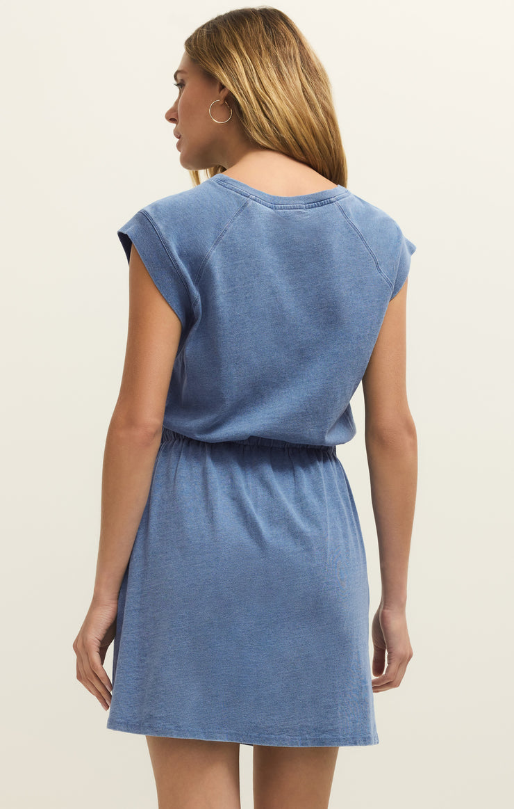Kalani Jersey Denim Mini Dress – Z SUPPLY