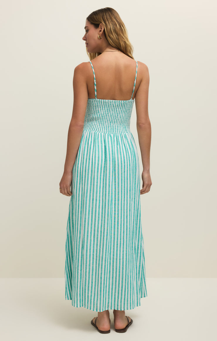 Bayside Stripe Linen Maxi Dress Bayside Stripe Linen Maxi Dress