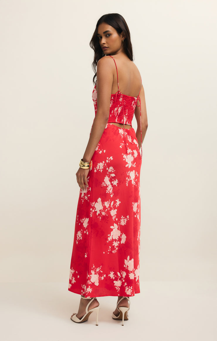 Dresses Alyse Darya Floral Maxi Dress Kiss Me Red