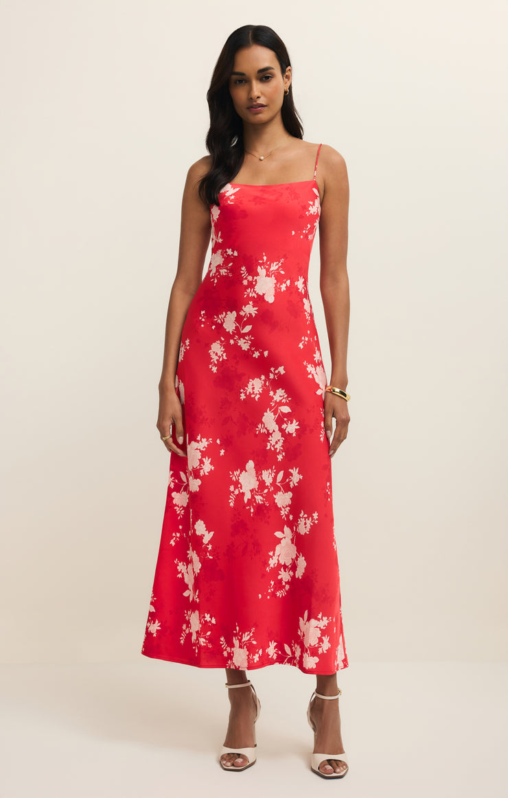 Dresses Alyse Darya Floral Maxi Dress Kiss Me Red