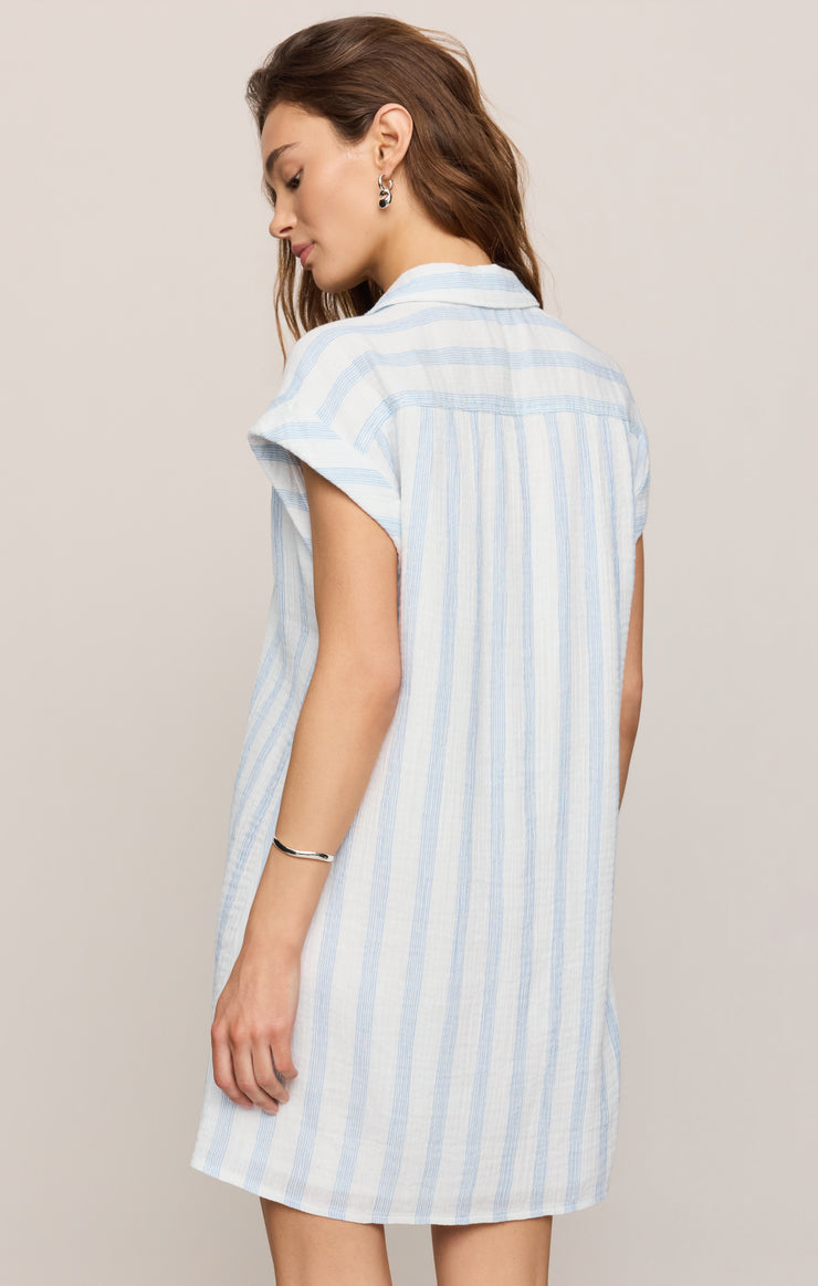 Z Supply Shellbound Striped Dress - Sea Salt XS Z Supply Shellbound Striped Dress - Sea Salt XS