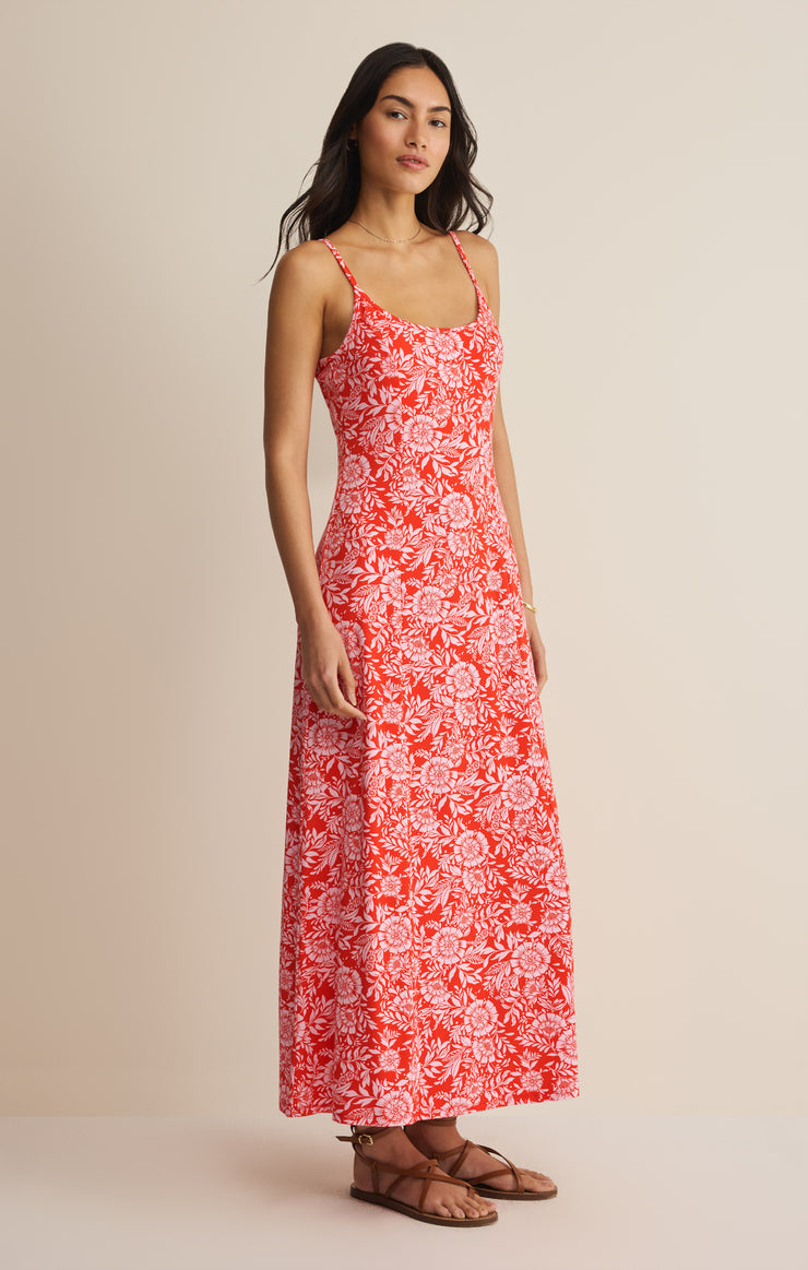 floral midi dress Z SUPPLY Charisma Ona Floral Midi Dress Lychee / M