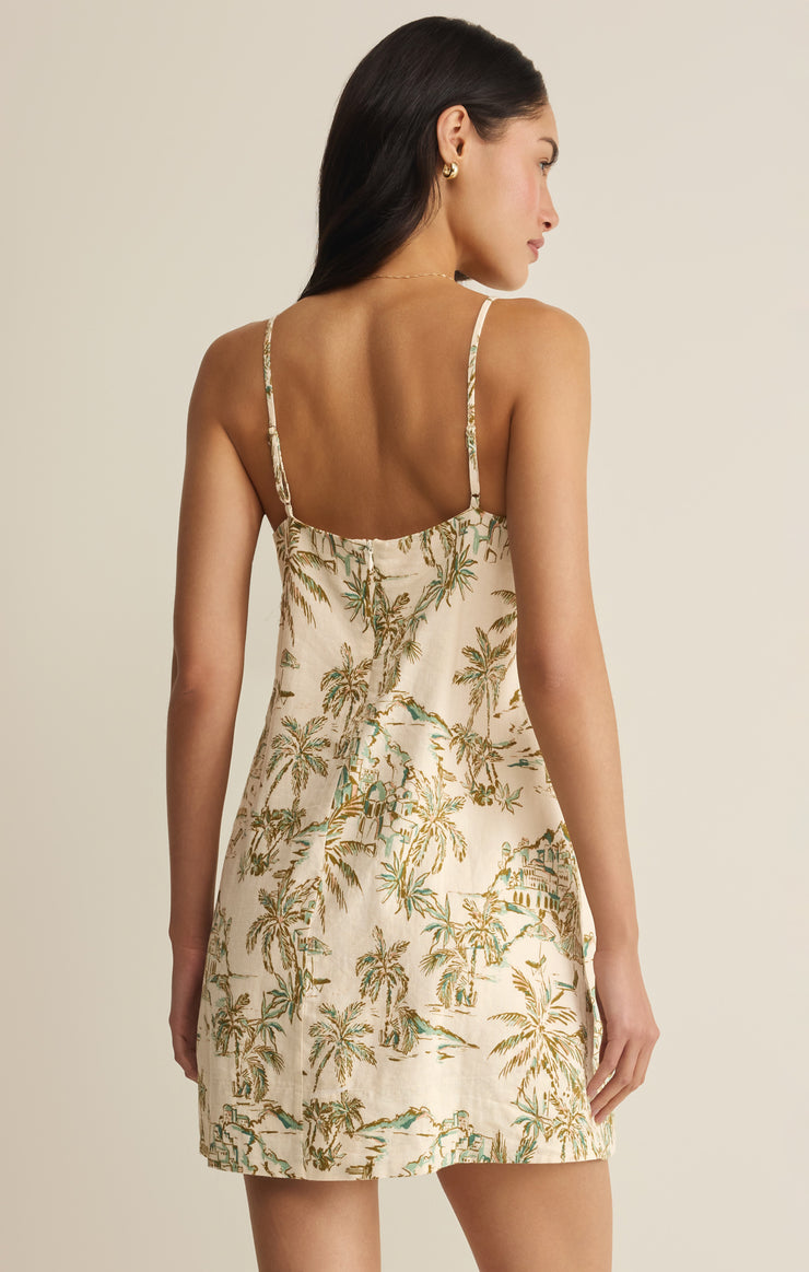 Dresses Maude Tiki Tide Mini Dress Island Coconut
