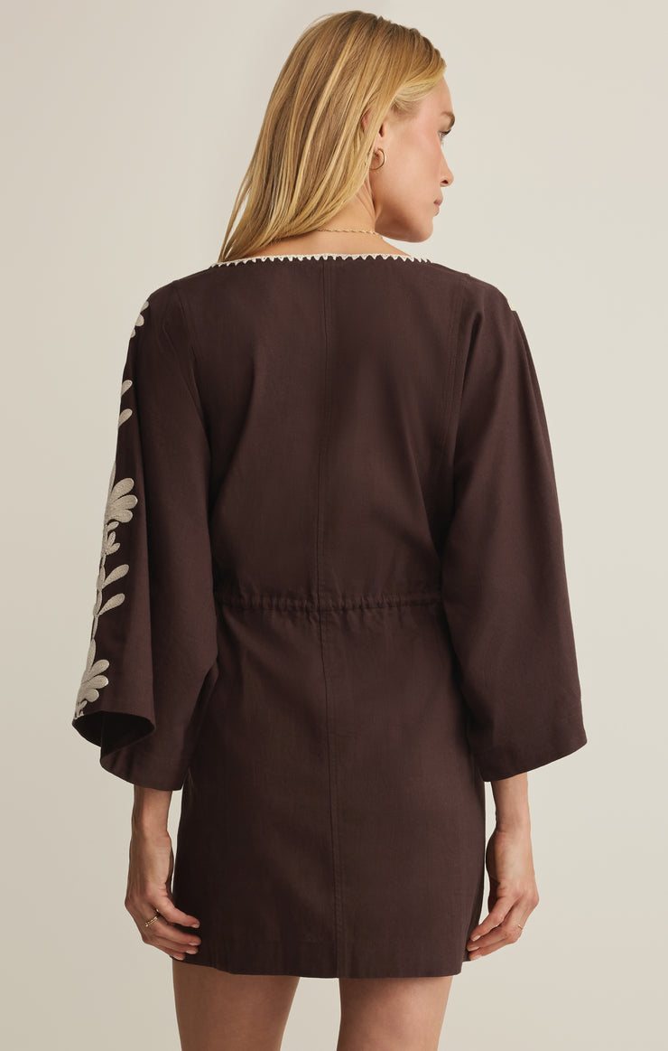 Dresses Whispering Palms Cover Up Chocolate Cherry