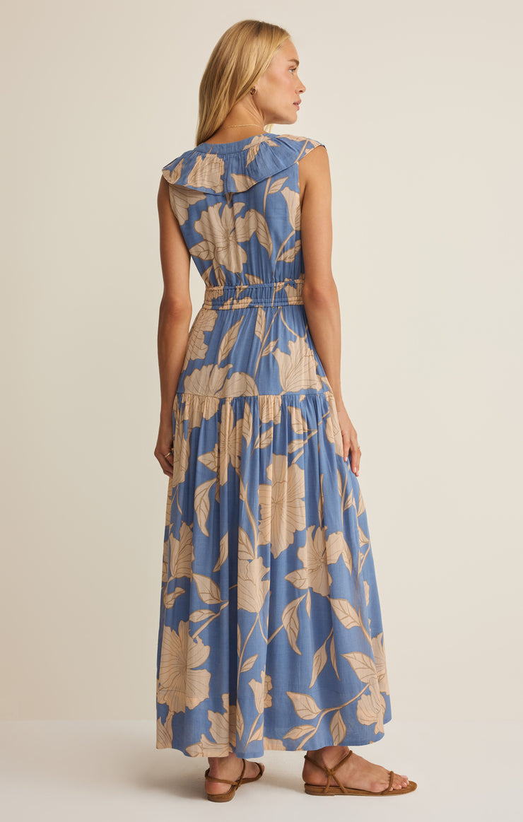 blue flowy prom dress Light Blue 3D Flower Lace Spaghetti Straps A-Line Long Prom Dress Sky Blue / 8