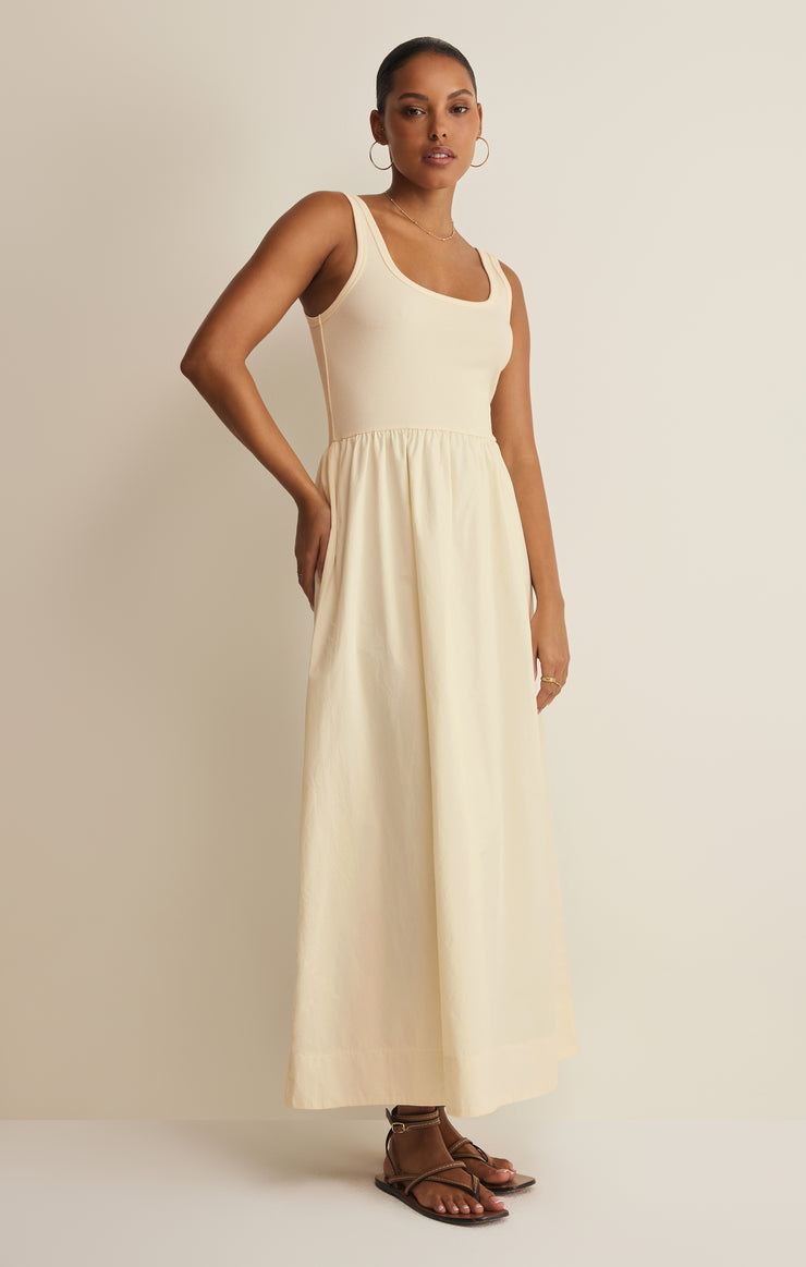 Z Supply Women's Kensie Maxi Dress, Cloud