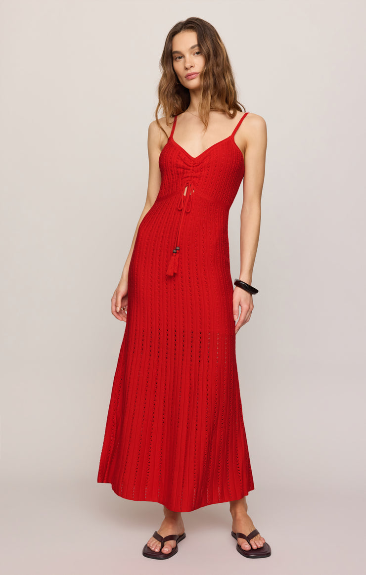 Sunda Crochet Maxi Dress