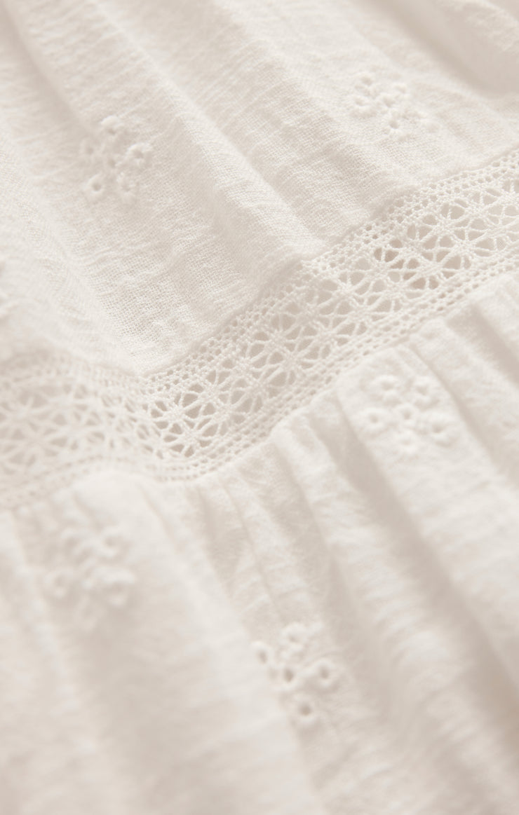 Dresses Behati Eyelet Midi Dress White