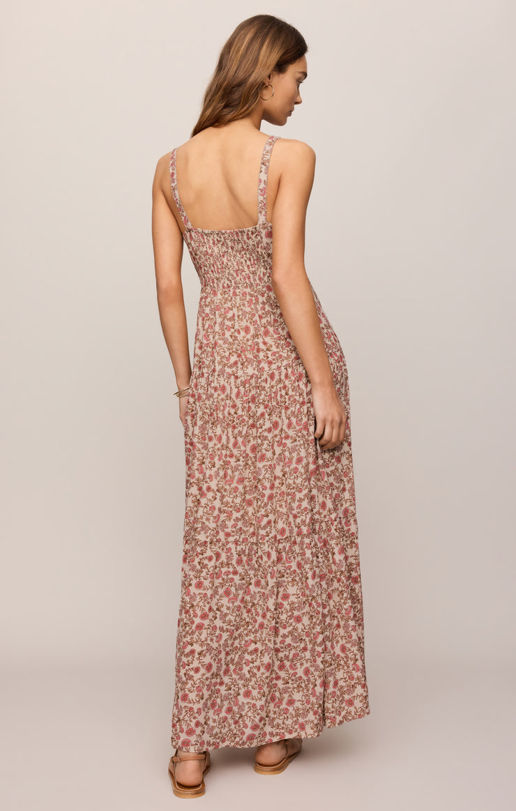 Dresses Mindy Floral Maxi Dress Sandshell
