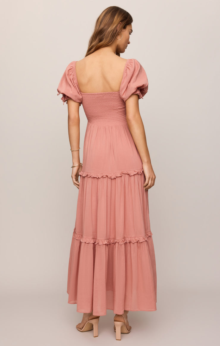 Dresses Eliora Smocked Maxi Dress Terracotta Clay