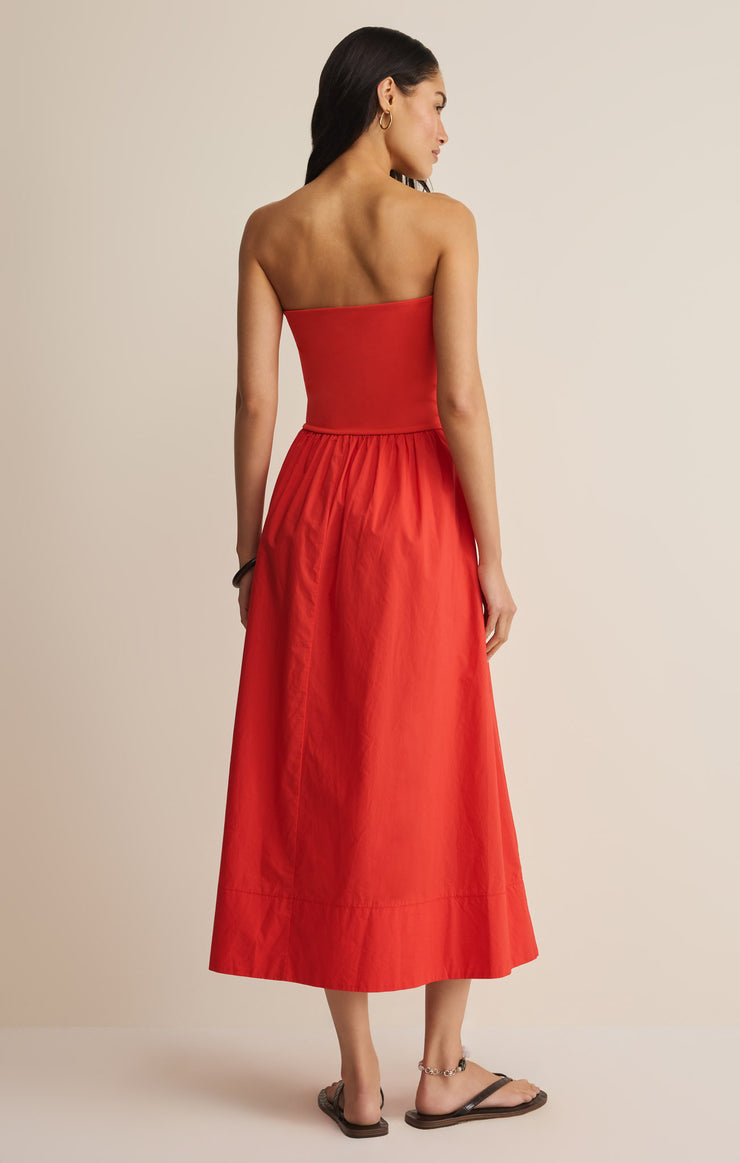 Dresses Sunsought Strapless Midi Dress Lychee