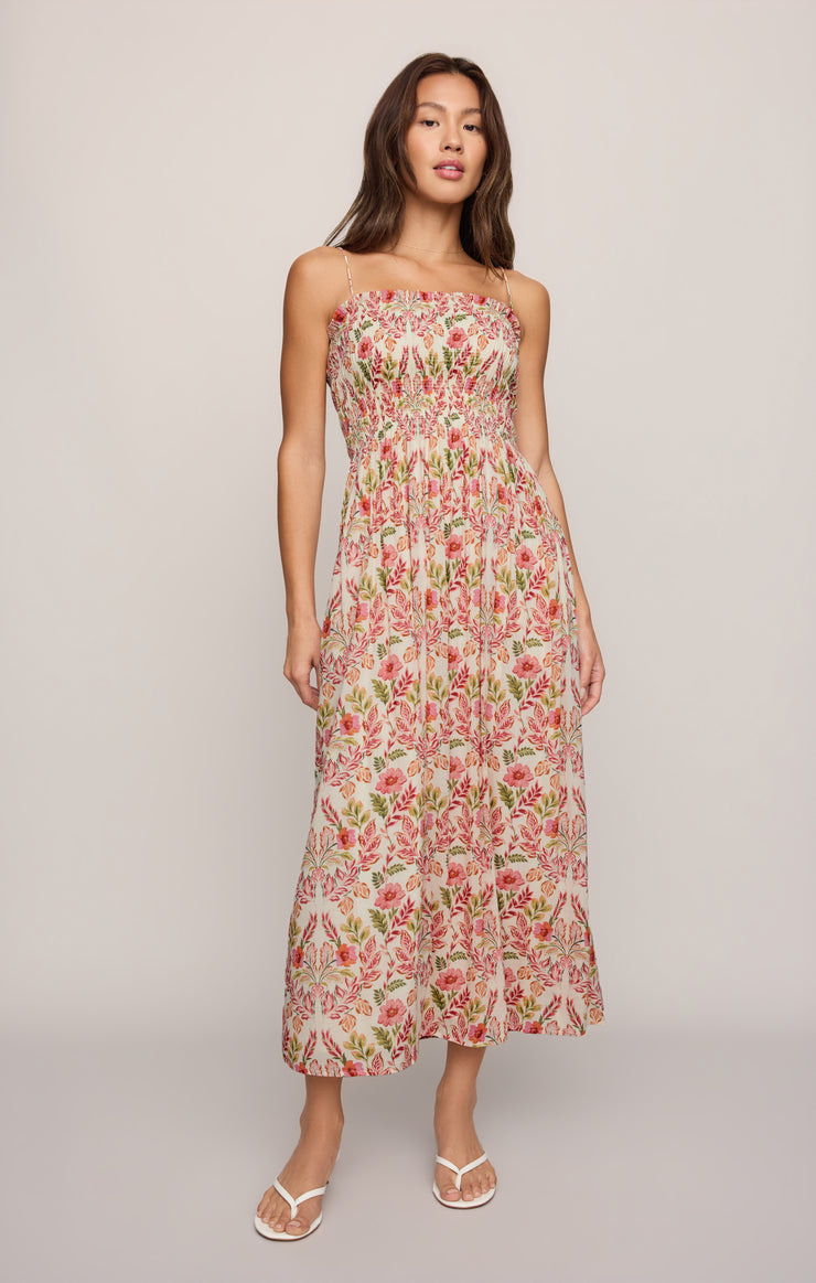 Cornelia Ami Floral Midi Dress Multi / XS Cornelia Ami Floral Midi Dress Multi / XS