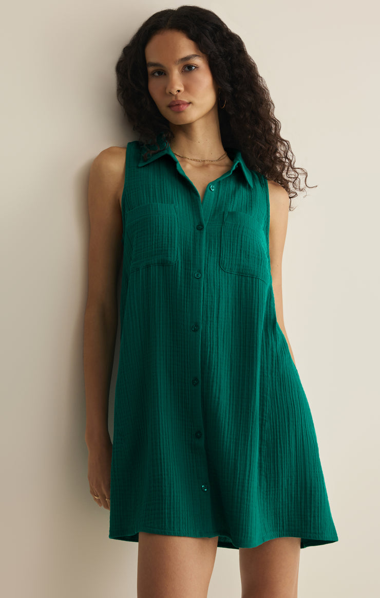 New Light Crinkle Mini Dress