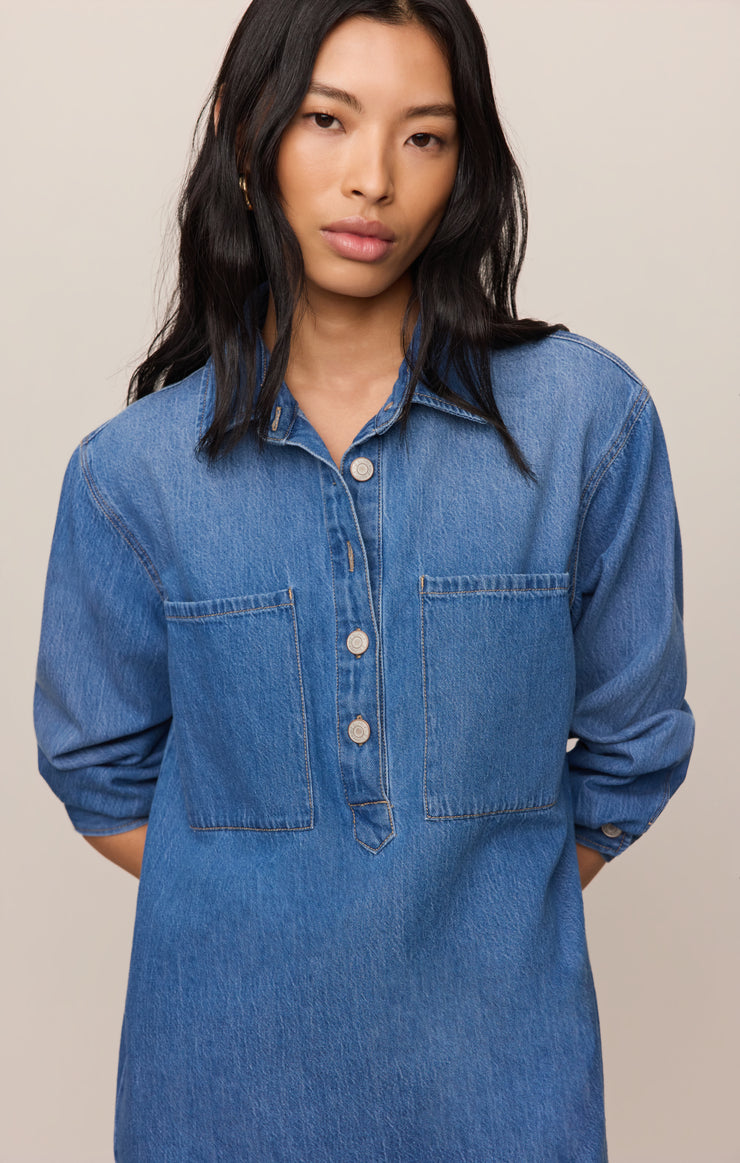 Dresses Lucie Denim Shirt Dress Dreamstate
