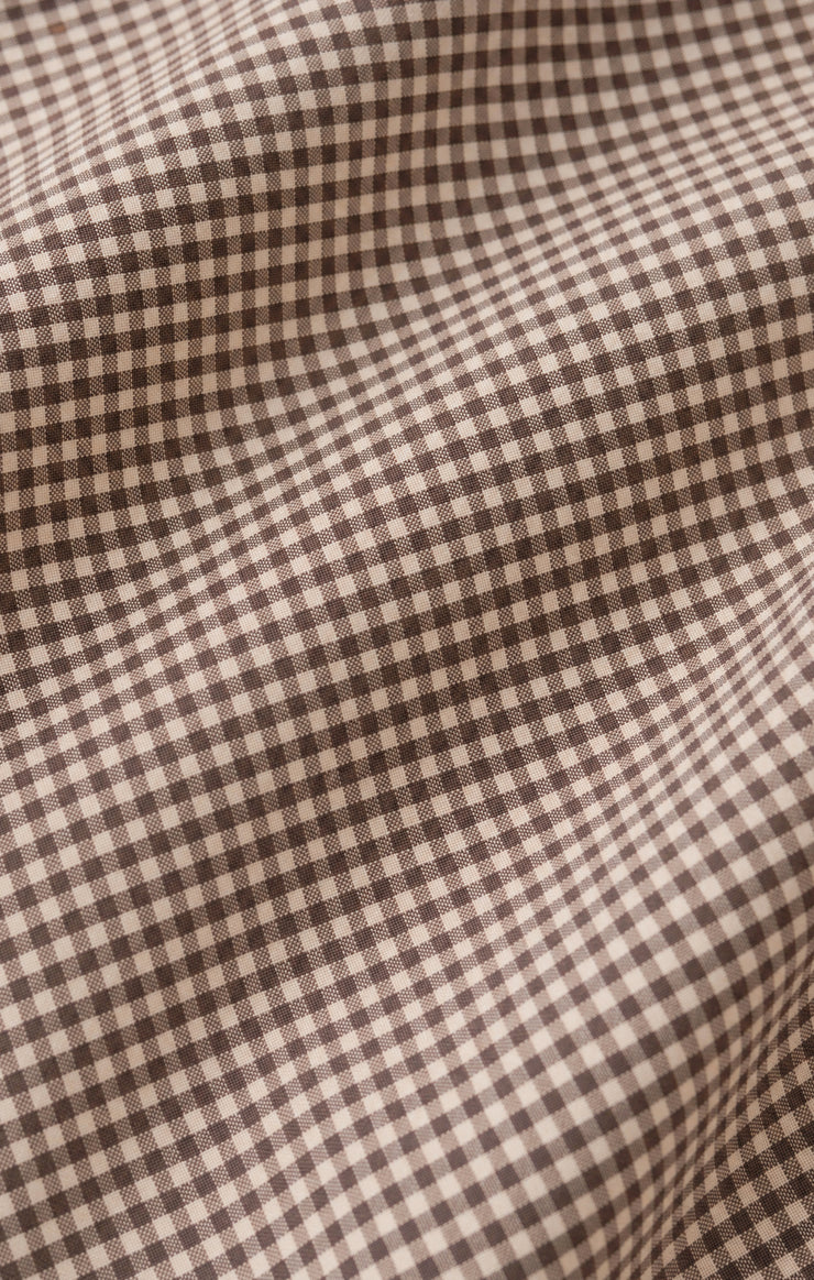 Dresses Sanna Gingham Maxi Dress Dark Chocolate