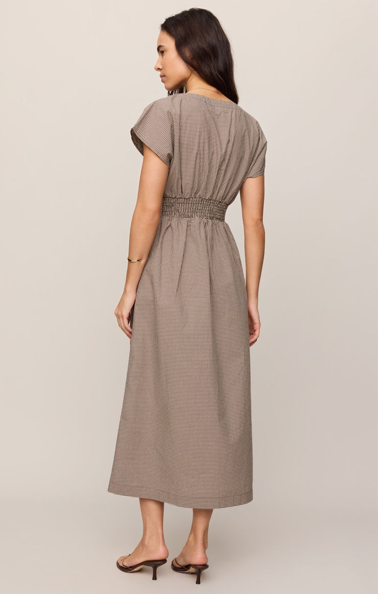 Z Supply Sanna Gingham Midi Dress S