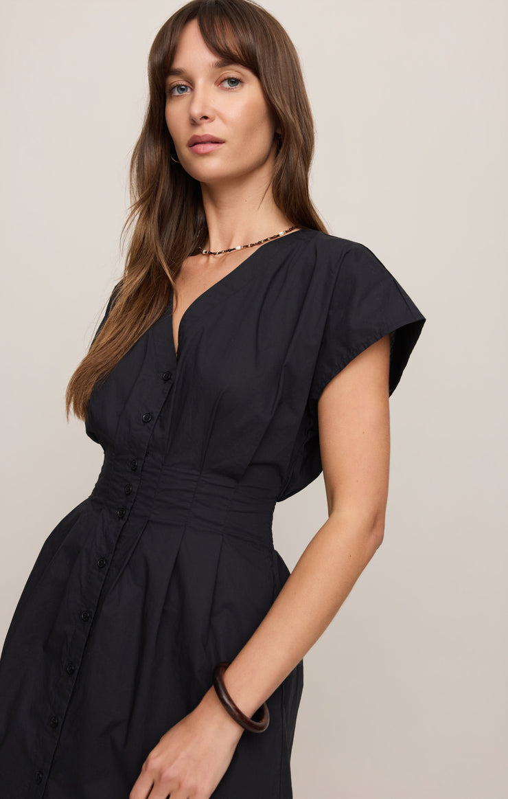 Dresses Sanna Poplin Mini Dress Black
