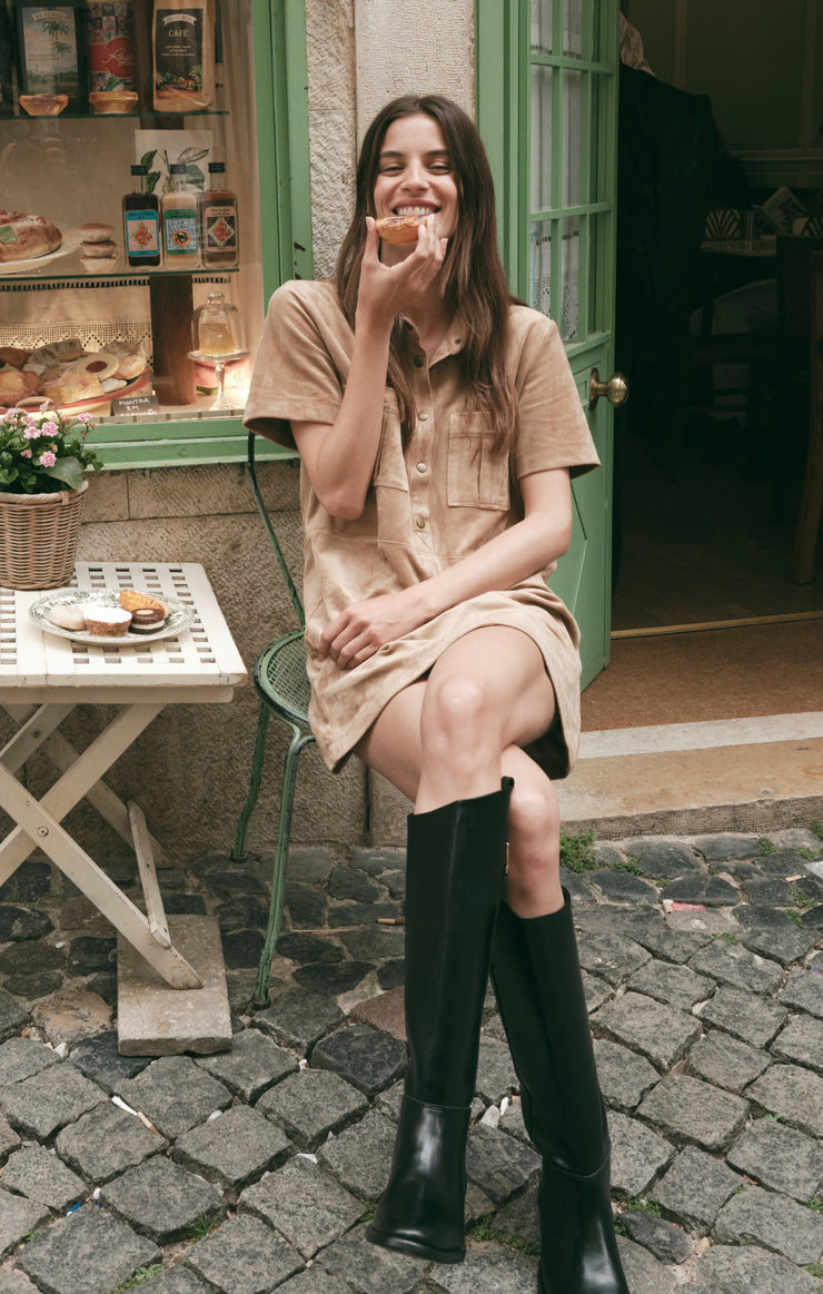 Leone Suede Mini Dress