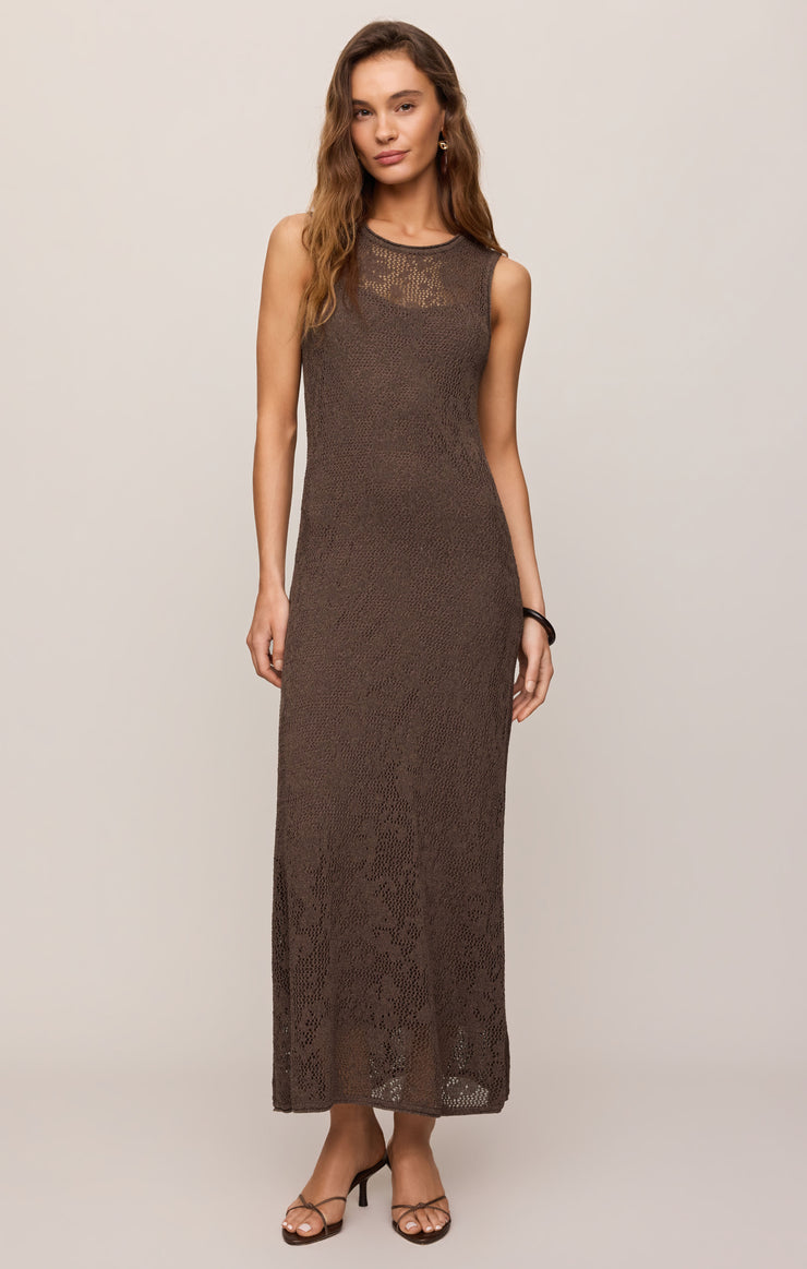 Dresses Claremont Knit Midi Dress Cocoa Latte