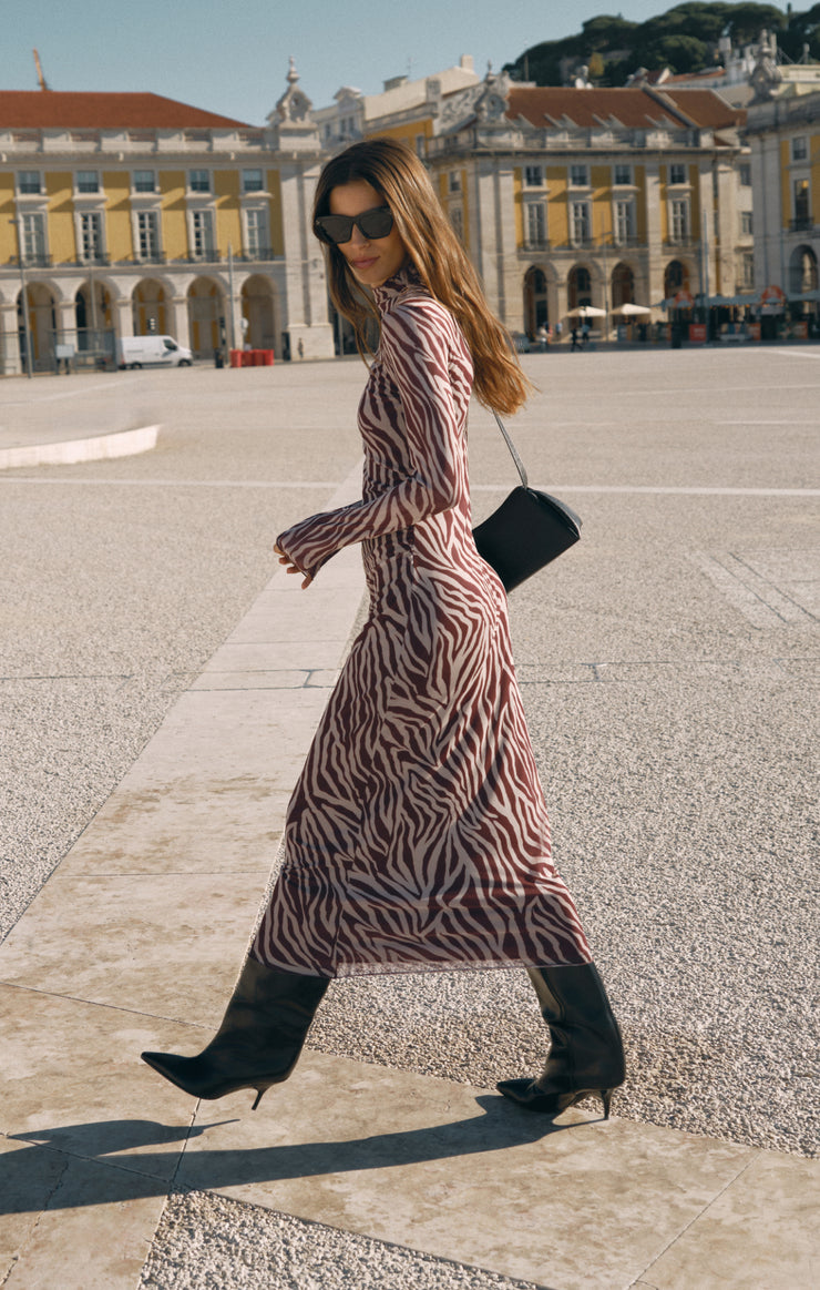mesh zebra dress Z Supply Women's Sevilla Midi Dress, Velvet Rouge Color:Metallic Grey Faux Leather Belted Dress then let the dress Trendy Dresses 2025