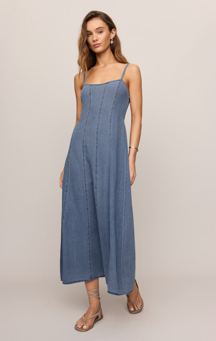 Leonora Denim Midi Dress – Z SUPPLY Leonora Denim Midi Dress – Z SUPPLY