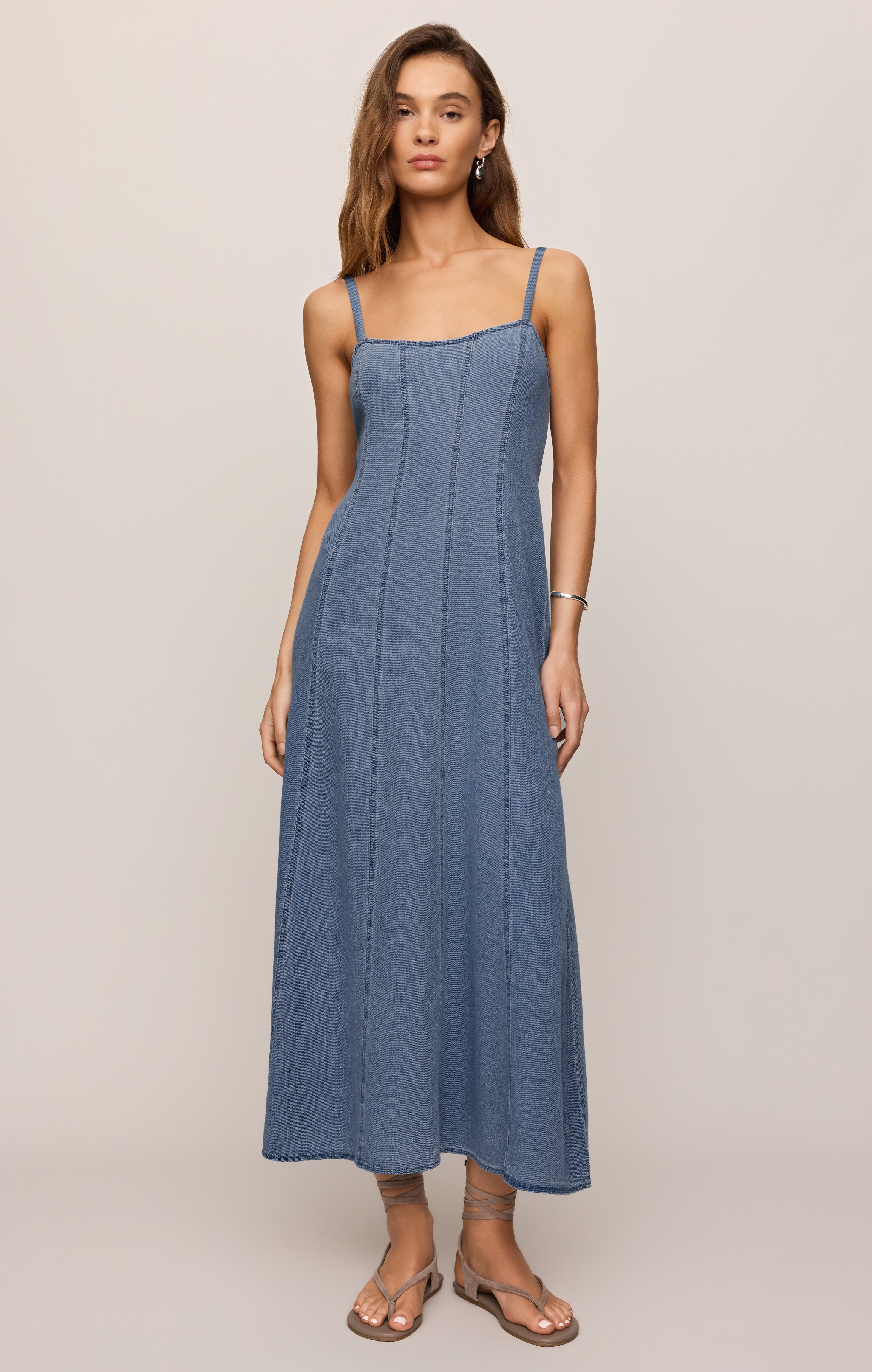 Leonora Denim Midi Dress – Z SUPPLY Leonora Denim Midi Dress – Z SUPPLY