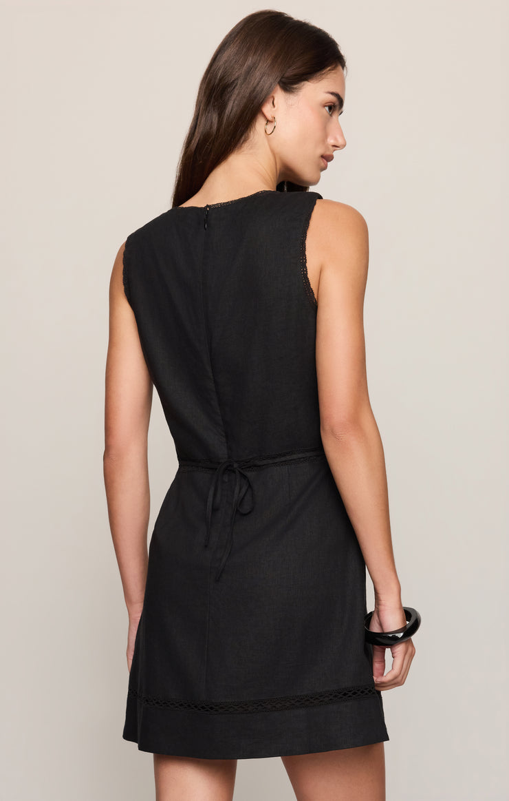 Dresses Gemini Embroidered Mini Dress Black