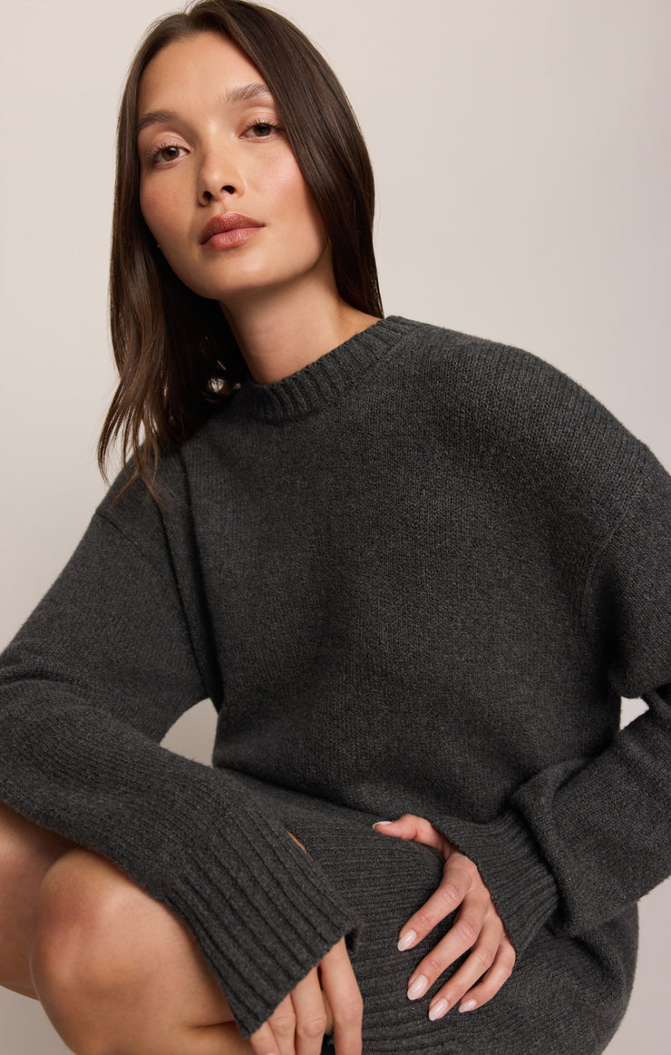 Dresses Fairmont Soft Sweater Dress Charcoal Heather