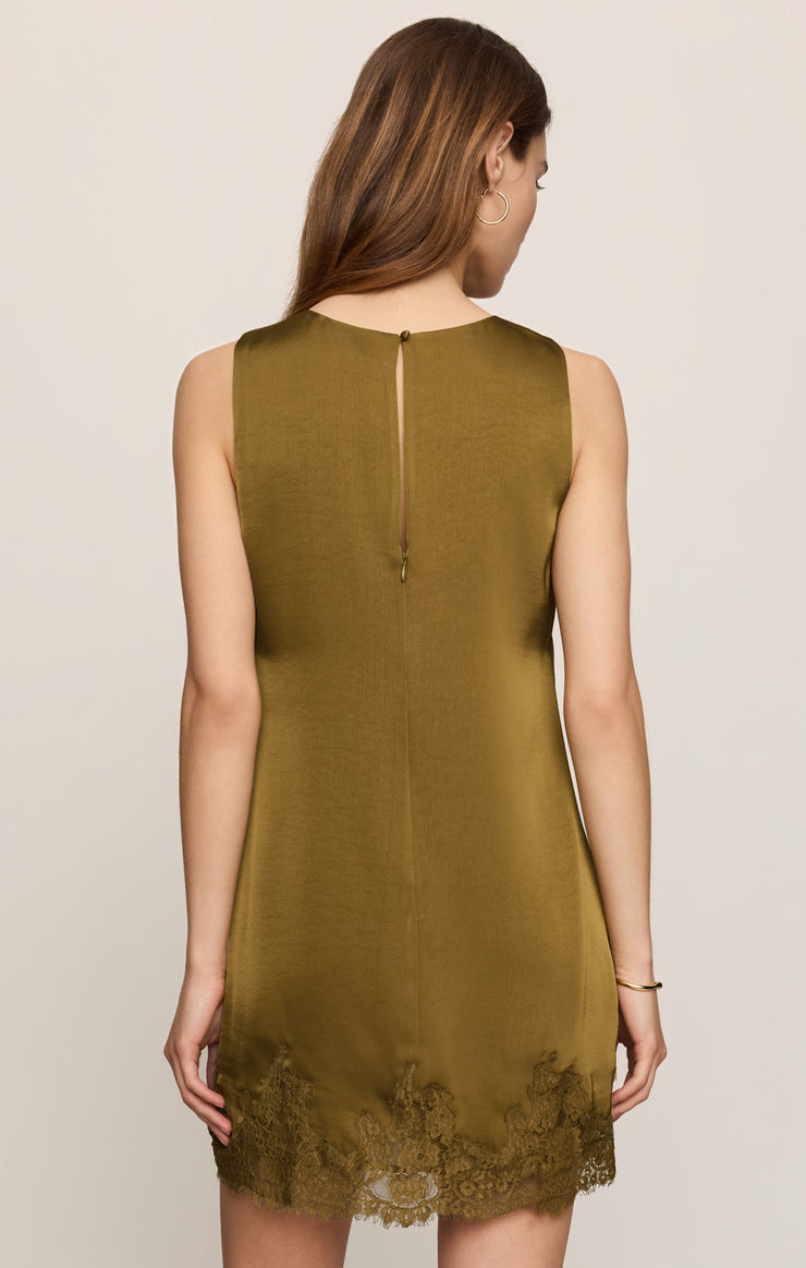 Dresses Meadow Muse Lace Mini Dress Golden Sage