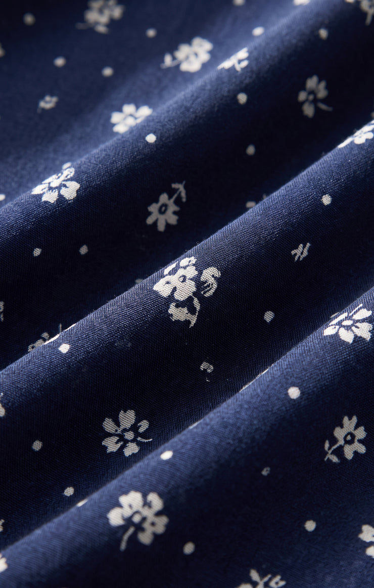 Dresses Midnight Tansy Floral Midi Dress Oxford Blue