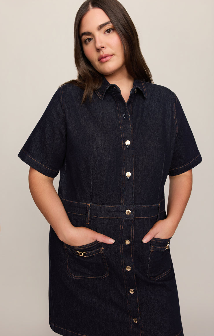 Dresses Crush Denim Mini Dress Midnight Air