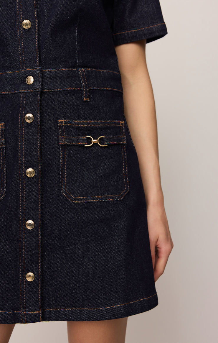 Crush Denim Mini Dress