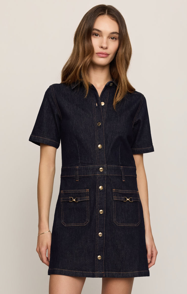 Dresses Crush Denim Mini Dress Midnight Air